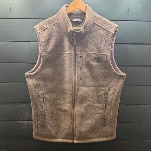 The North Face Men's Tan Fleece Vest Large